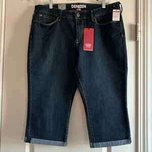 Denizen from Levi’s dark wash modern crop jeans